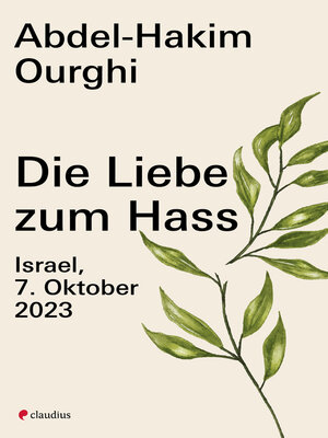 cover image of Die Liebe zum Hass